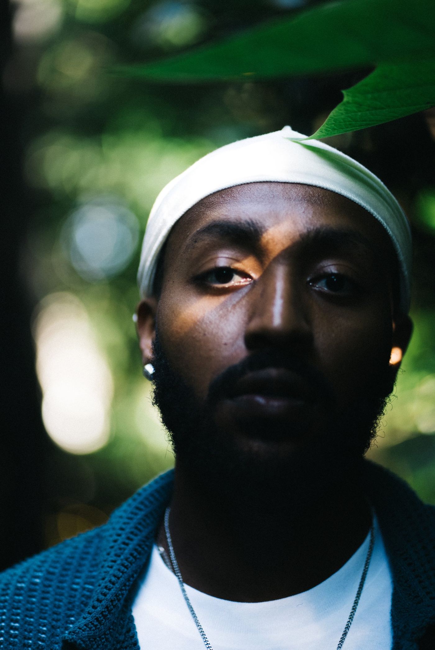 Portrait of Menasseh in forest light